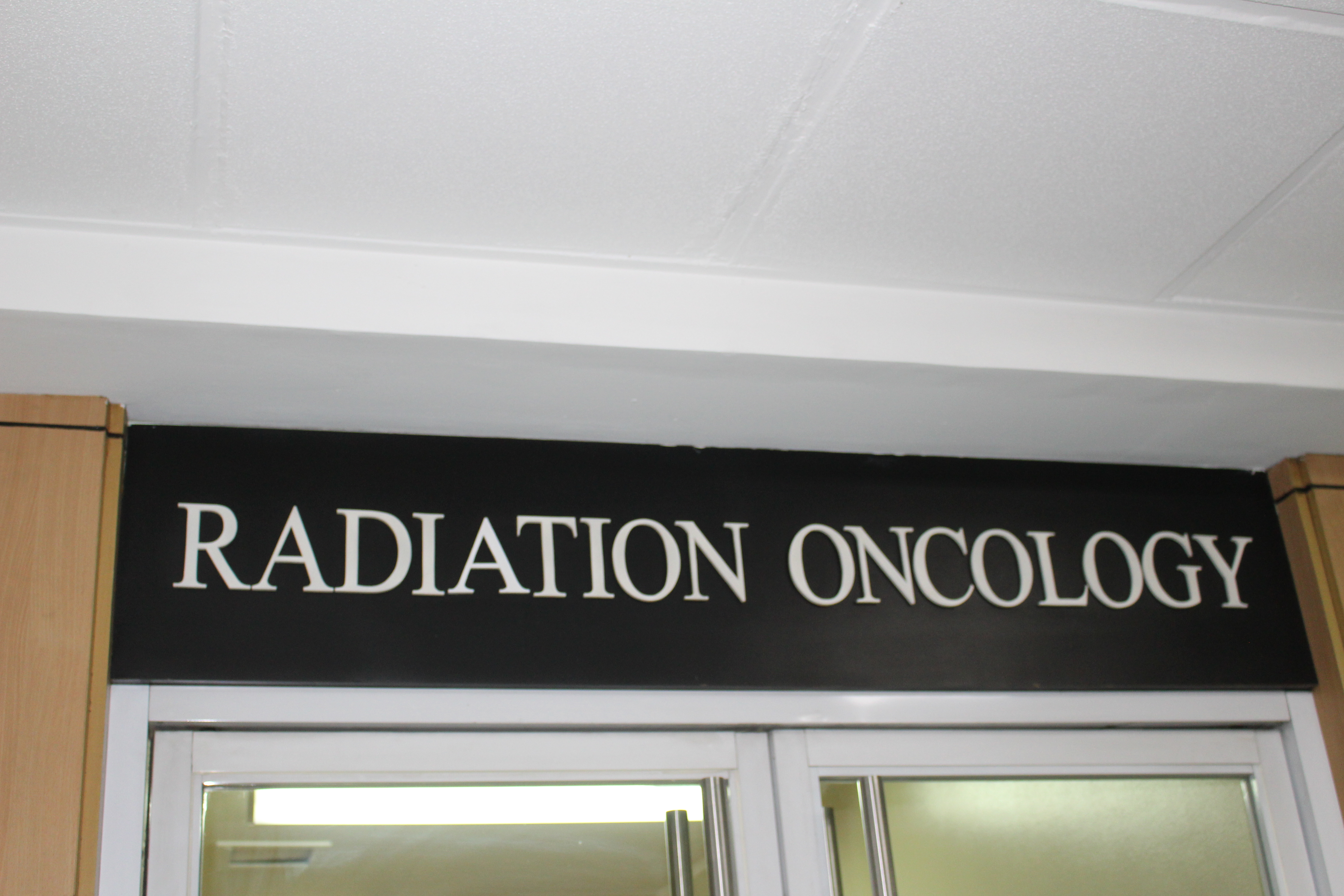 Radiation Oncology signage