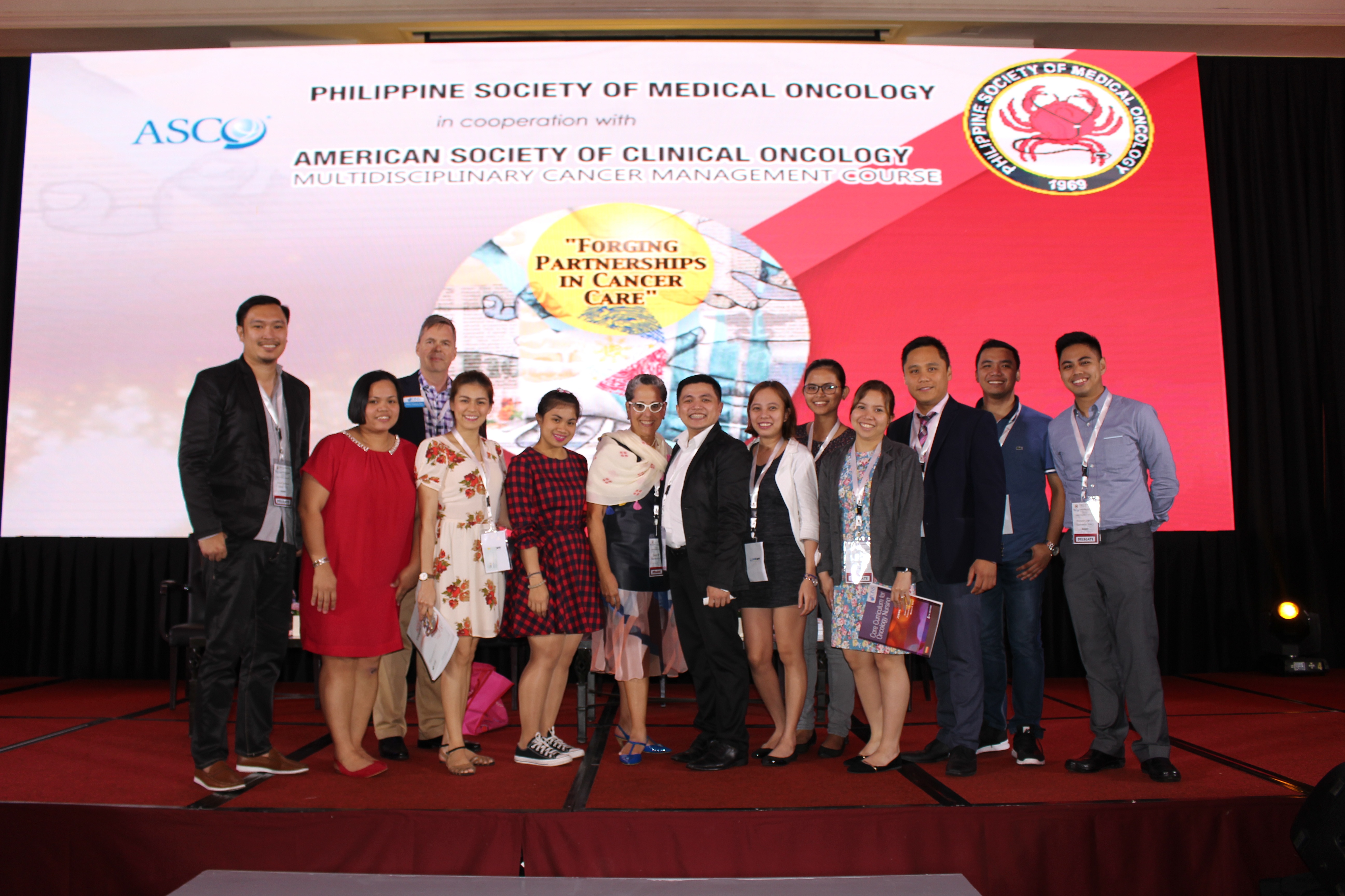 Group photo of professionals at a networking event